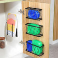 YIGII Cutting Board Holder + 3 Pack Adhesive Cabinet Door Organizer, Black Lid Storage Organizer with, Space Saving Lid Holder for Tupperware Storage Inside Cabinet, Pantry, Kitchen, Bathroom by YIGII