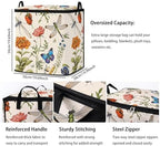 2pcs storage bags for bedding,blanket organizer with zipper 95L - Image 3
