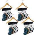 Hat Organizer Holder for Hanger & Room Closet, 4Pack Hat Storage Clips by Binboov