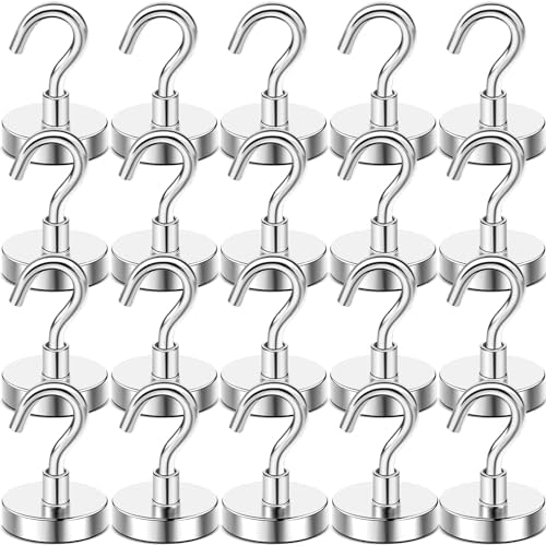 DIYMAG Magnetic Hooks 20pcs 85lbs Cruise Essentials 2026 Magnet Hook by DIYMAG