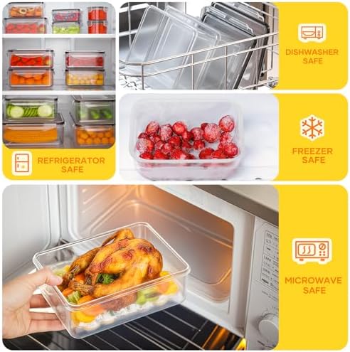 52 PCS Food Storage Containers with Lids Airtight (26 Lids & 26 Containers) - Image 5