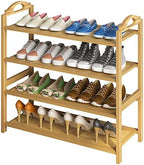 UDEAR Bamboo Shoe Rack 4-Tier Shoe Storage Organizer Entryway Shoe Shelf by UDEAR