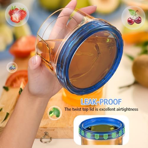 12 Pack-16 OZ Freezer Storage Containers, Small Plastic Containers with Twist Top Lids, BPA Free Food Storage Containers, Reusable Soup Container Microwave/Dishwasher Safe - Image 5