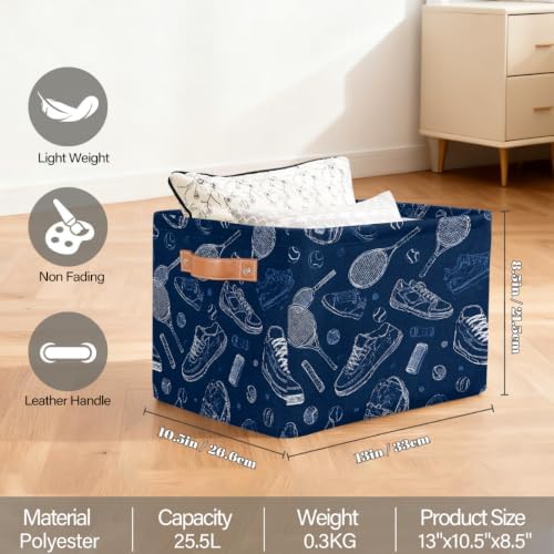Tenni Storage Basket Toy Storage Bins Collapsible Cube Organizer - Image 2