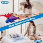 10 Jumbo Vacuum Storage Bags for Bedding, Vacuum Seal Bags for Clothing (Pack of 2) - Image 4