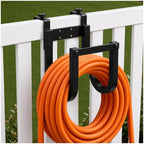 Fence Hose Hanger Wall Mount No Drill Garden Hose Holder for Deck by StuffedAnimalHanging