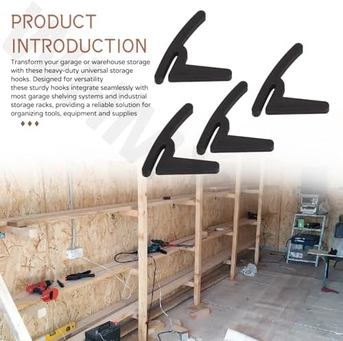 Universal Hooks for Garage Shelving and Industrial Storage Racks - Image 7