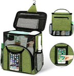 Attmu Portable Shower Caddy College Tote Bag, Quick Dry Hanging Toiletry Bag, Large Capacity Mesh Shower Caddy Portable for College Dorm Room Essentials for Boys and Girls for Bath Camping (Green) by Attmu