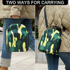 GERMUN Hard baseball hat case, Hat Carrier Travel Case with Adjustable Shoulder Strap, Hat cap case for 6 Baseball Caps - Perfect for Traveling (Camo Green) - Image 5