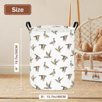 Mallard Duck Fabric Storage Bin Nursery Organizer Basket - Image 2