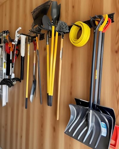 PIYILO 64 in Garage Tool Organizer Wall Mount, Adjustable Tool Storage Rack - Image 6