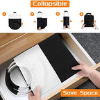 BlissTotes Laundry Basket, Laundry Hamper, Collapsible Laundry Baskets, Dirty Clothes Hamper, Waterproof Laundry Basket with Foam Protected Aluminum Handles for College Dorm, Family 115L (Black) - Image 6
