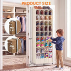 Ofiray-home Over the Door Shoe Organizer, 30-40 Pairs - Image 5