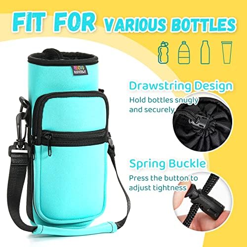 Nuovoware Water Bottle Carrier Bag, 25oz/32oz, Blue-green - Image 4