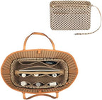ZTUJO Purse Organizer Insert, Felt Bag Organizer with Metal Zipper, Handbag & Tote Shaper, For Speedy Neverfull Tote, 7 Sizes - Image 6