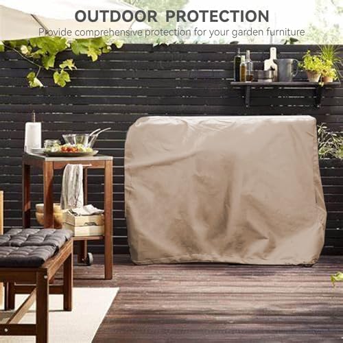 Outdoor Pizza Oven Table Cover, Heavy Duty Waterproof Cover Khaki - Image 6