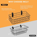 INCLY 27PCS Slatwall Accessories Set with 3 Baskets & Multisized Hooks - Image 3