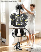 Hockey Equipment Drying Rack,Heavy Duty Metal Sports Hockey Gear Drying Rack,Ice Hockey Drying Rack for Hockey, Football, Lacrosse Gloves, Pads, Helmets - Image 4