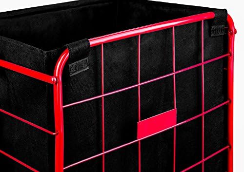 Handy Laundry Shopping Cart Liner, 18" X 15" X 24", Square Bottom, Fits Standard Shopping Cart, Cover and Adjustable Straps for Easy Secure Attachment, Made from Waterproof Material, Black - Image 4