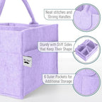 Mr. Pen- Baby Diaper Caddy Organizer, lavender dream - Image 3