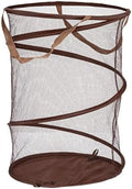 Household Essentials Pop-Up Mesh Laundry Hamper, Brown by HouseholdEssentials