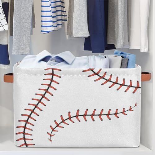Sports Ball Storage Basket Toy Storage Bins Collapsible Cube Organizer - Image 5