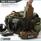 Savior Equipment Loose Sacs 4-Pack Tactical Ammo Pouch Firearm Ammunition Carrier Bag, ID Patches Included, Rifle Carbine Pistol Revolver Ammos Case Shooting Range Gear - Image 3
