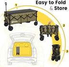 Sekey 300L Extended Collapsible Wagon, 660 lb Capacity, 48 in Long - Image 6