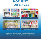 Spicy Shelf 3.0 - Expandable 2 Tiered Spice Rack Organizer for Cabinet & Pantry - Kitchen Seasoning Organizer - Cabinet Spice Racks for Inside Cabinets (Spicy Shelf Premium) - Home Organization - Image 6