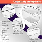 ClearSpace Pantry Storage Bins with Lids for Kitchen & Fridge, 2 Pack - Image 2