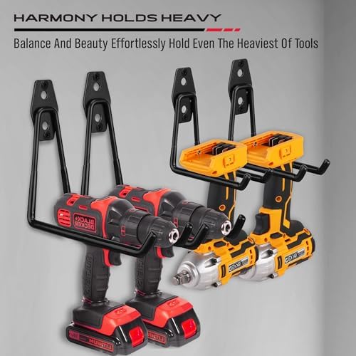 Garage Tool Storage Wall Hook Assortment Set: 15PCS Heavy Duty Large Hanger Garden Tool Organizer Ladder Bike Rack Yard Tool Holder Shed Shovel Metal Screw Organization Bicycle Steel Bracket - Image 4