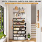 OYREL Shoe Rack 7 Tier Shoe Organizer Storage 21-28 Pairs - Image 4