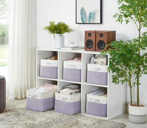 DECOMOMO Storage Bins, Large Fabric Storage Baskets for Shelves 3 Pack - Image 6