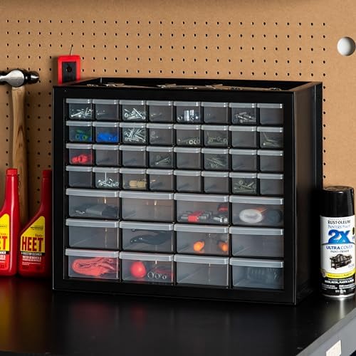 IRIS USA 44-Drawer Small Parts Storage Cabinet, Crafts, Made in USA, Black - Image 2