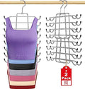 2Pcs Tank Top Hangers Space Saving Hanger Organizer Bra Hangers Silver by Besslly