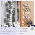 SWTYMIKI Over Door Hat Organizer - 5 Tier Wall Mounted Hat Rack with 4 Adjustable Metal Basket Heights Design and 3 Hooks, Baseball Cap Organizer Storage Holds up to 49 Caps for Door, Bedroom, Closet - Image 3