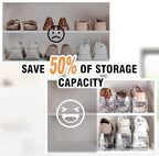 TOPNEW 20 Pack Shoe Slots Organizer Shoe Stacker Space Saver 50% (Clear) - Image 6