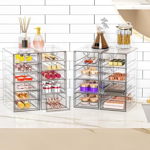 Acrylic Makeup Organizer with 19 Drawers,Storage Drawer Organizer - Image 2