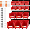 14pc Wall-Mounted Organizer V1 V2 V3 Master Combo Set Red by LEADLOONG