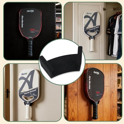 Pickleball Paddle Wall Mount Holder 3/8 Pack - Image 2