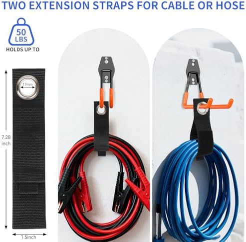 Heavy Duty Garage Hooks 18 Pack, Utility Steel Wall Mount Hook - Image 3