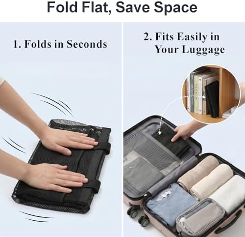Mesh Shower Caddy Portable - 8 Pockets, S-Hook, Shower Bag for Dorm Camping - Image 5