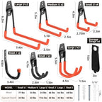 Heavy Duty Garage Hooks for Storage & Hanging Items, 20-Pack - Image 2