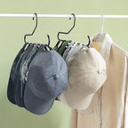 Mkono Hat Organizer, Hat Storage Hangers for Closet Holder 20 Caps Set of 2 - Image 2