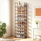 OYREL Metal Shoe Rack,Sturdy Stackable Shoes Organizer - Image 7