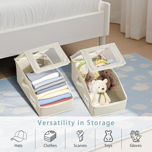 Hat Storage for Baseball Caps, 2 Pack Hat Boxes for 30 Caps - Image 7
