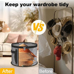 Extra-Large Clear Hat Storage Box, Ideal for Travel and Wardrobes - Image 6