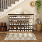 SUOERNUO 5 Tier Extra Long Shoe Rack Organizer Storage for Closet Entryway - Image 4