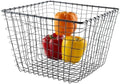 G.E.T. WB-305-MG Heavy Duty Iron Wire Utility Storage Bin/Basket, Square, 11" x 11" x 8" by Unknown