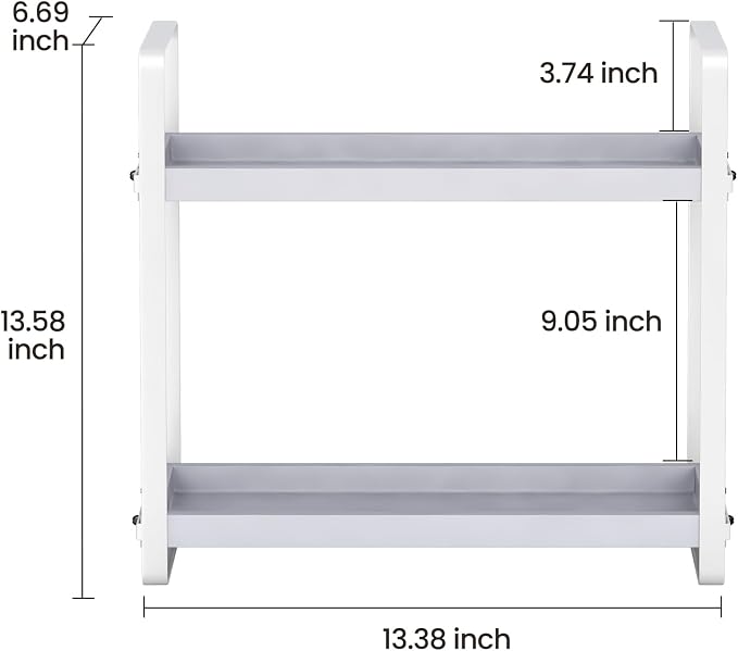 HNRLOY Bathroom Counter Organizer, Bathroom Counter Shelf, Makeup Organizer - Image 3
